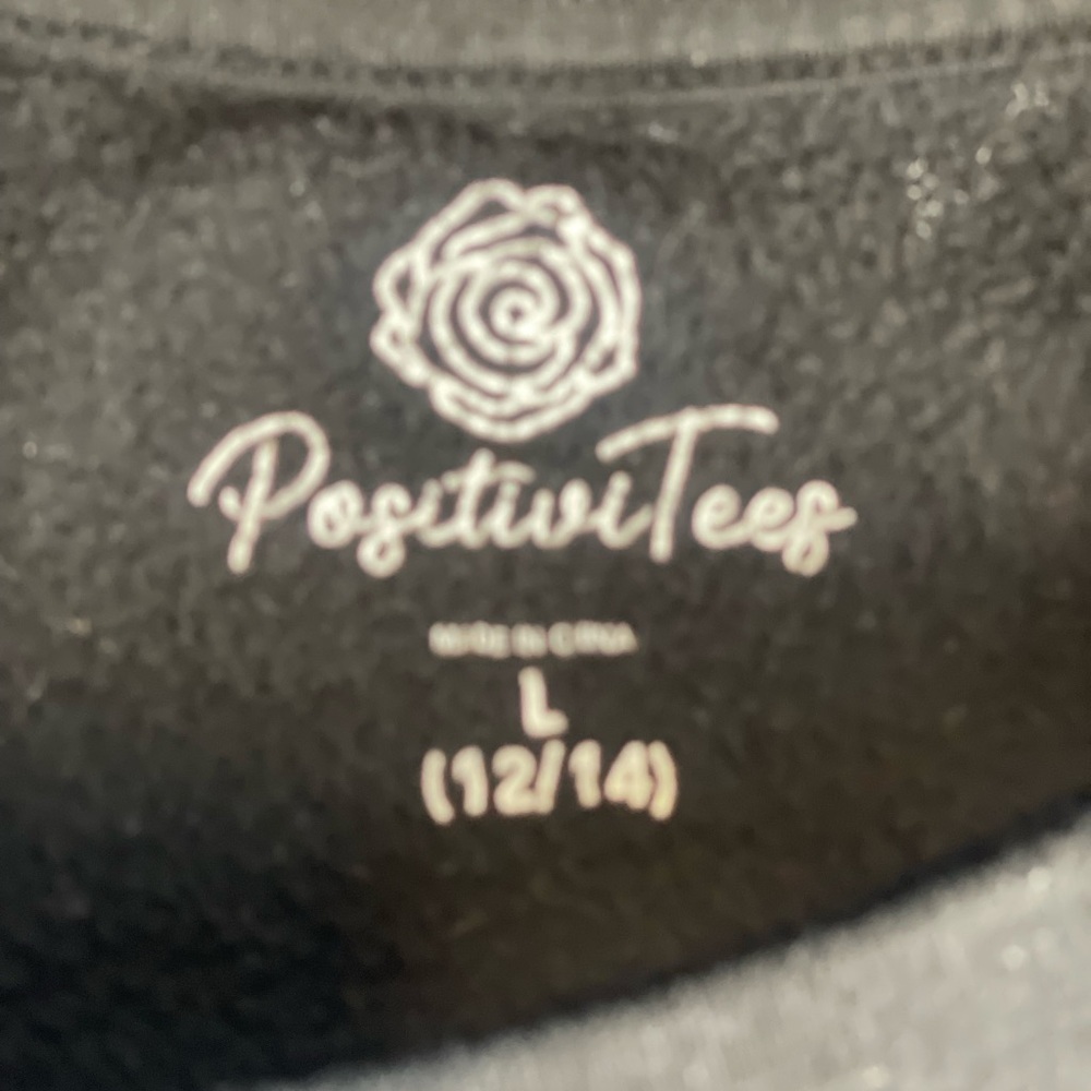 🔺SOLD🔺Cozy Black Dog Mom sweatshirt positive tees​ - Picture 4 of 7